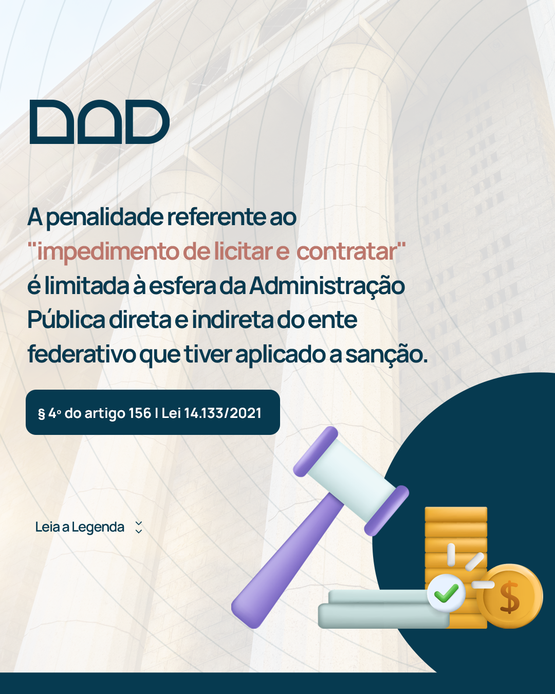 Impedimento de licitar e contratar, conforme § 4º do artigo 156 da Lei 14.133/2021