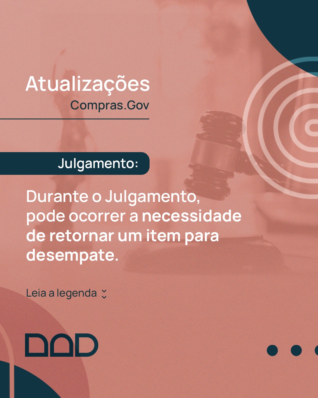 Durante o Julgamento pode ocorrer a necessidade de retornar um item para o desempate